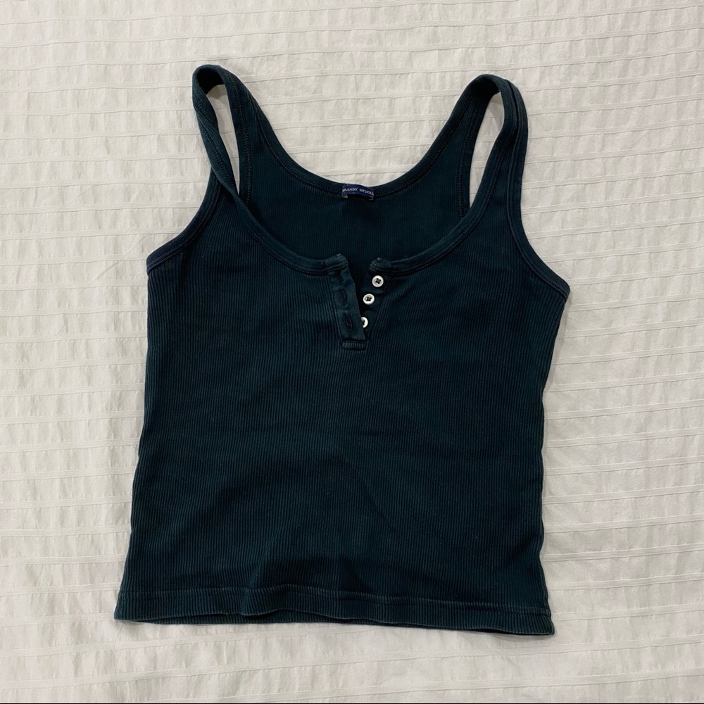 forest green brandy melville tank top